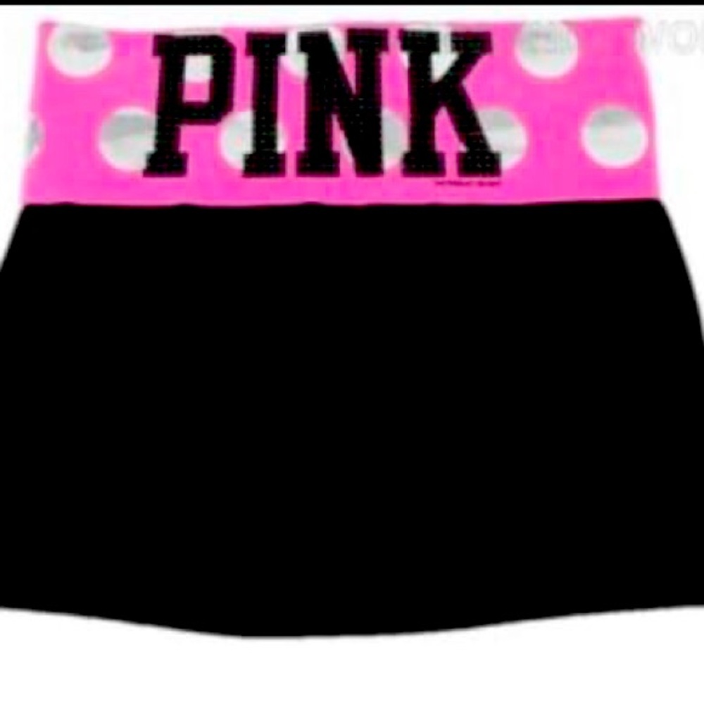 ISO Victoria Secret fold over yoga skirts in size XS.